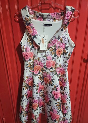 çiçekli yazlık elbise - Görsel 6