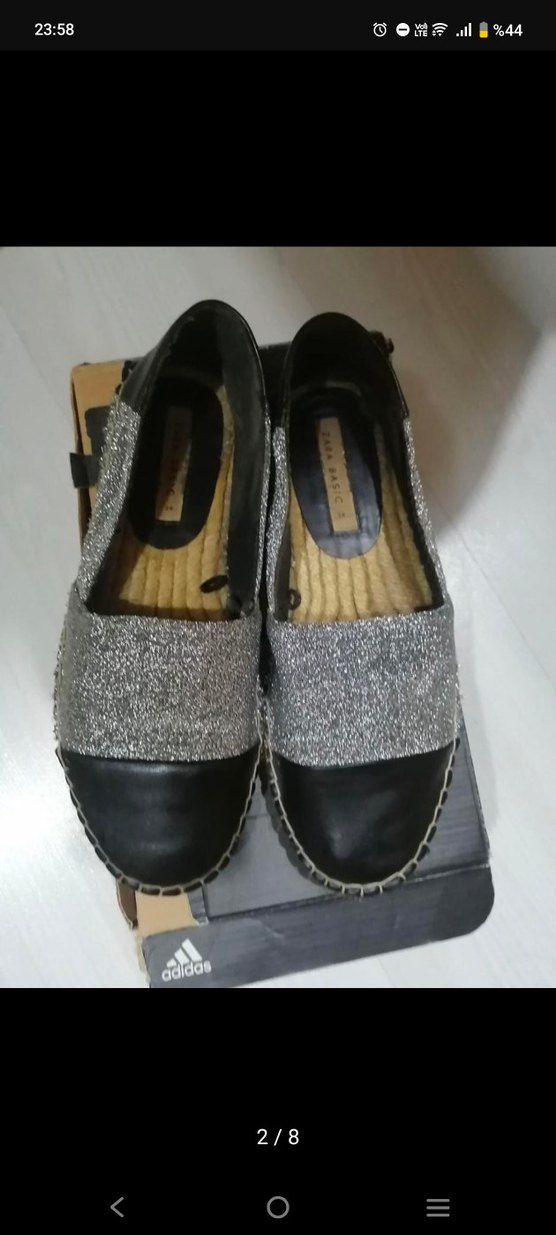zara espadril 36 no 2 kere giyildi yeniden farksız - Görsel 3