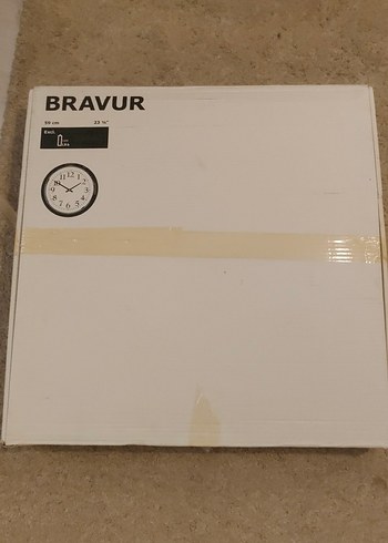 Beden ikea bravur saat kutusunda sıfır