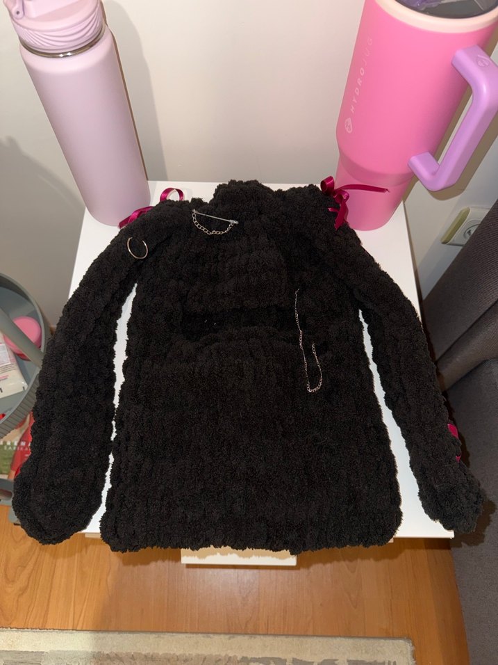 Coquette baby goth balaclava - Görsel 3