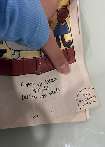 Köpek Adam - Tasmasından Kurtuluyor Çocuk Kitabı - Görsel 3