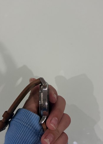 Klasik Kahverengi Deri Erkek Saati - Görsel 5