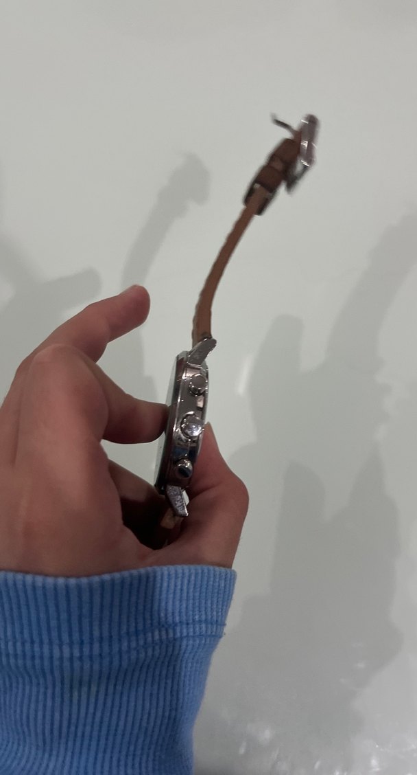 Klasik Kahverengi Deri Erkek Saati - Görsel 4