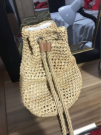 Zara hasır çanta