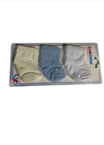 3 lü Bebek Çorap - Görsel 3