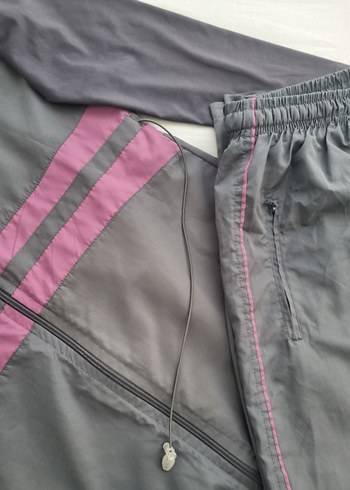 Gri Kadın Fermuarlı haşema - Görsel 5