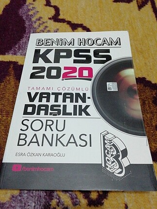 KPSS Benim Hocam Vatandaşlık soru bankası