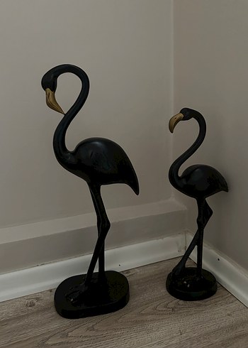 Siyah Flamingo Biblo Seti