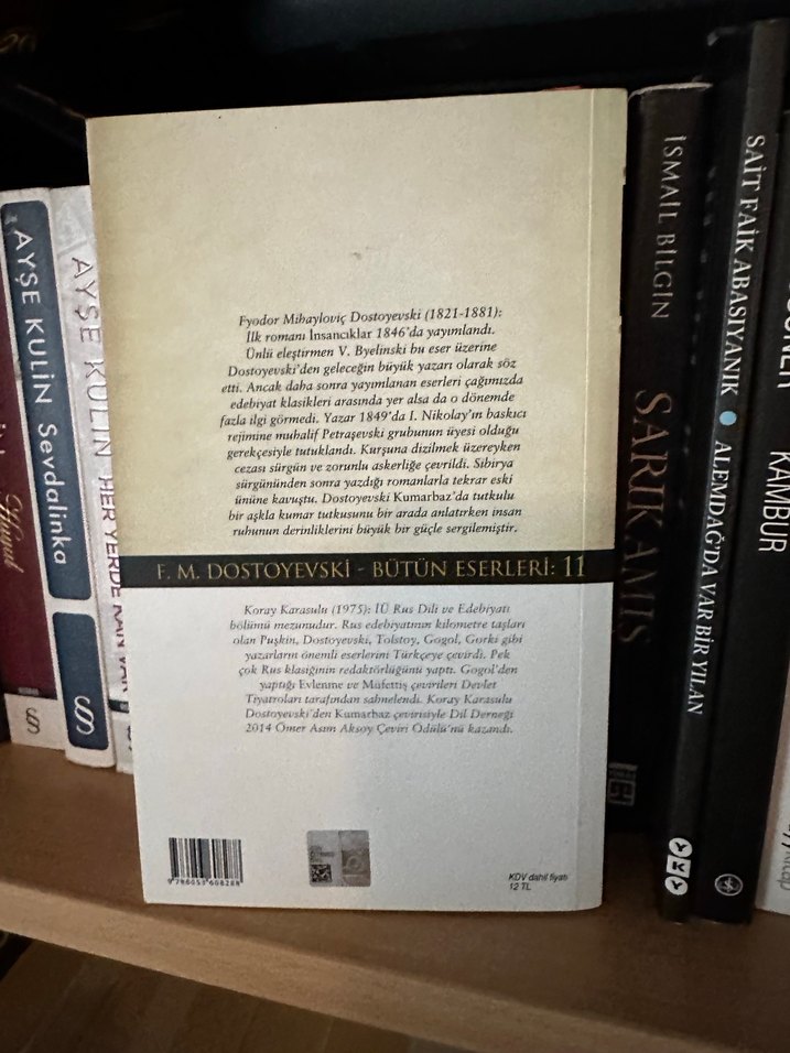 Kumarbaz - Fyodor Mihayloviç Dostoyevski - Görsel 2