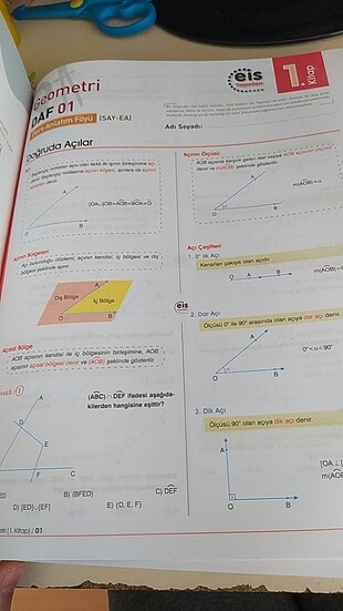  Beden Renk Eis Yayınları Geometri 9. 10.ve 11. Sınıf Konuları Ders Anlatım 