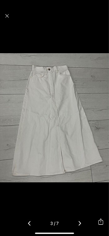 xs Beden Cos denim midi etek