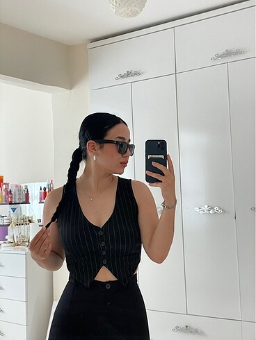 Çizgili Milla yelek