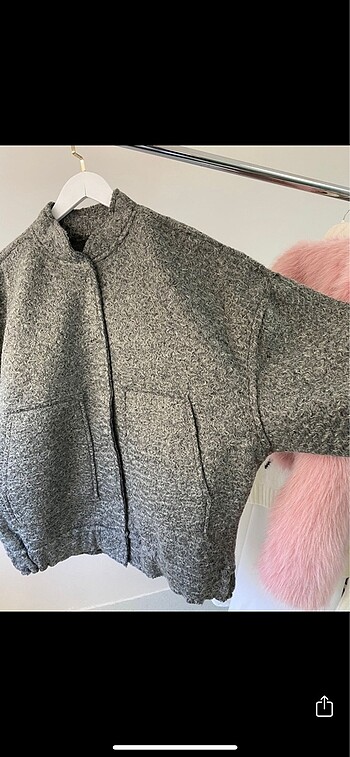 Gri bomber çeket