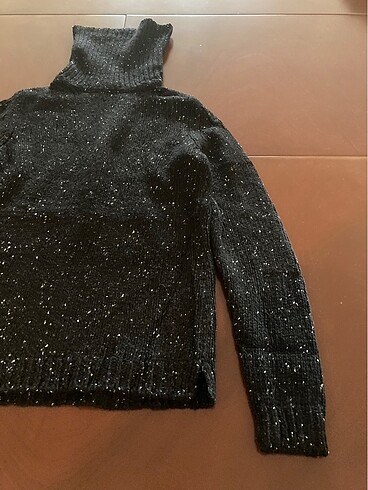 m Beden Massimo Dutti Siyah Kazak