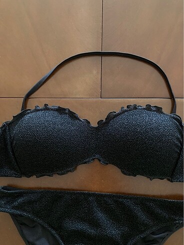 m Beden siyah Renk Calzedonia Siyah Simli Bikini