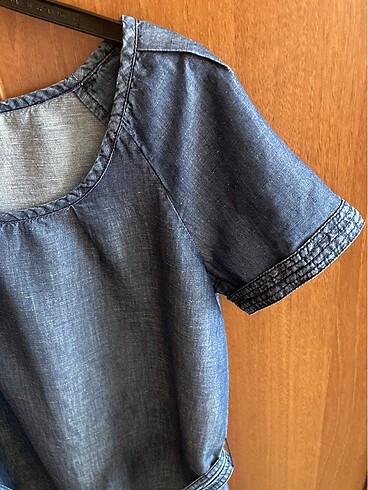 m Beden Massimo Dutti Kısa Jean Elbise