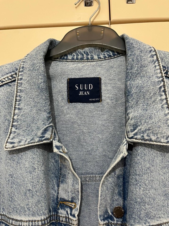 Oversize Mavi Denim Ceket - Görsel 3