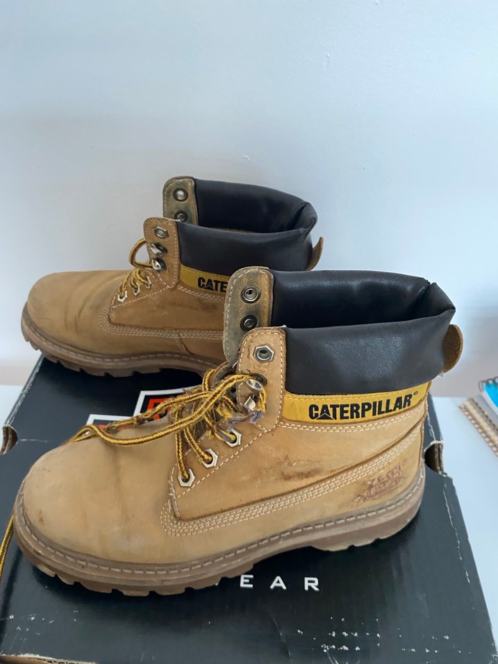 Caterpillar Sarı Street Wear Kadın Bot Kar botu - Görsel 3