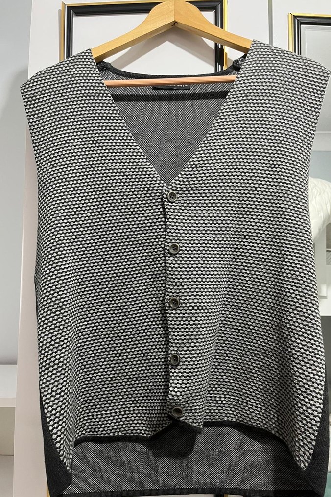 Gri Erkek Ceket Notch Yaka Düzenli Kesim - Görsel 3