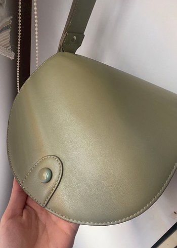 Beden stradivarius yeşil çanta