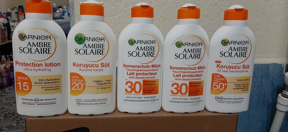 Garnier garnıer kuneş kırem ve kuruyucu 