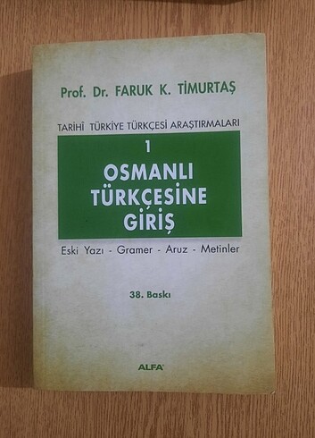 Osmanlı türkçesine giriş 1 