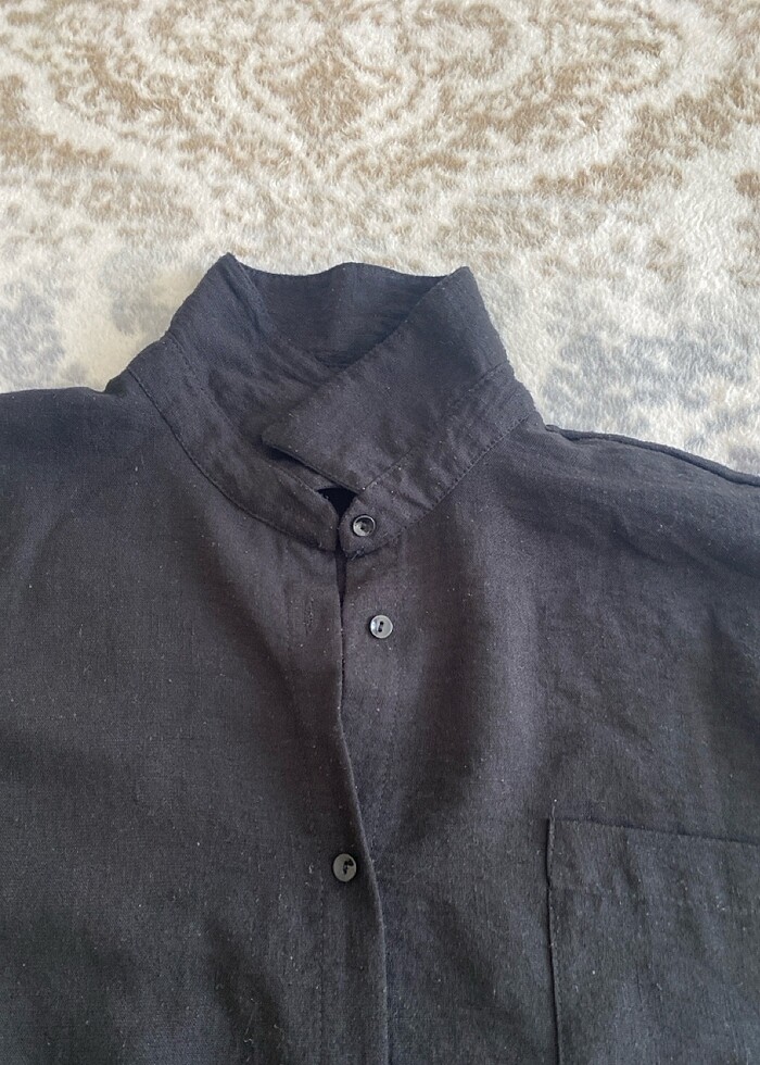 Siyah gömlek - Görsel 4