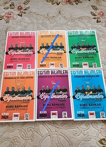 Yargı plus KPSS eğitim bilimleri tüm dersler soru bankası seti