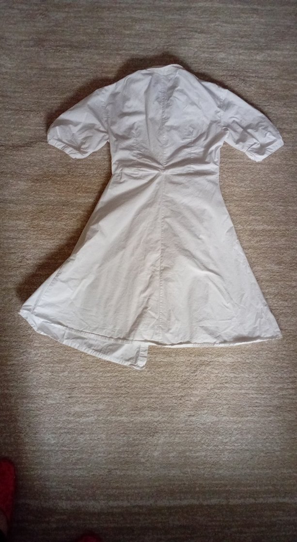 Beyaz ipekyol elbise - Görsel 5