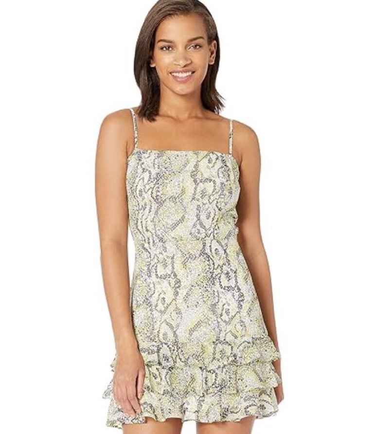 Yurtdışı elbisesi Yılan Desenli - Görsel 2