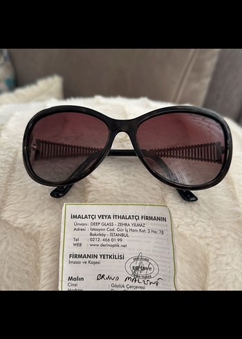 Kahve Optikten Kadın Güneş Gözlüğü - Görsel 2