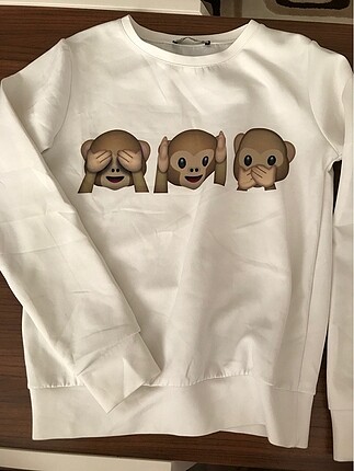 Üç maymun sweatshirt