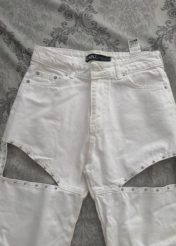 Mom Dekolteli Denim Pantolon - Görsel 6