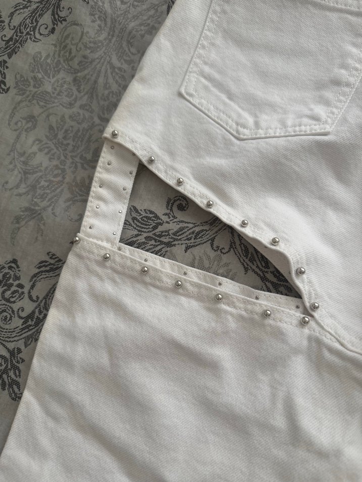 Mom Dekolteli Denim Pantolon - Görsel 5