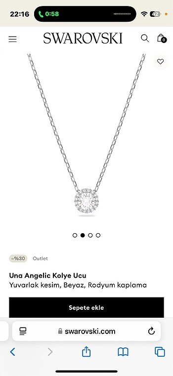 swarovski Swarovski kolye