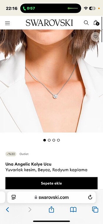 Swarovski kolye