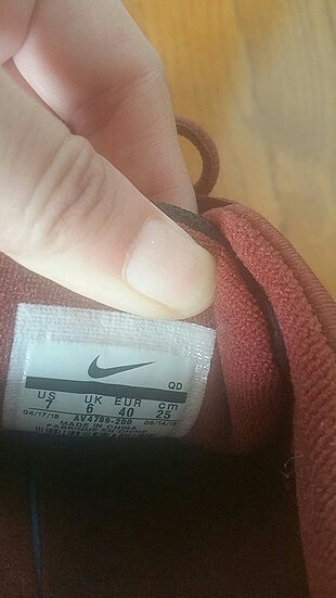 40 Beden kahverengi Renk nike ayakkabi