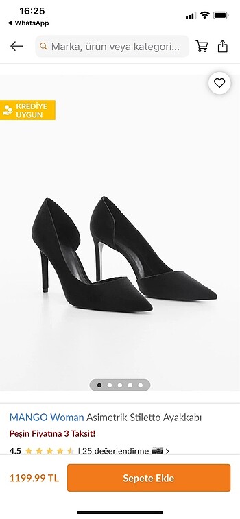 Mango orijinal stilletto