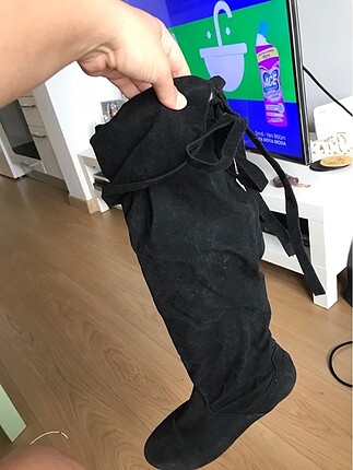 LC Waikiki Süet dizde uzun çizme