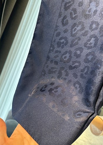 Lacivert eşarp - Görsel 3