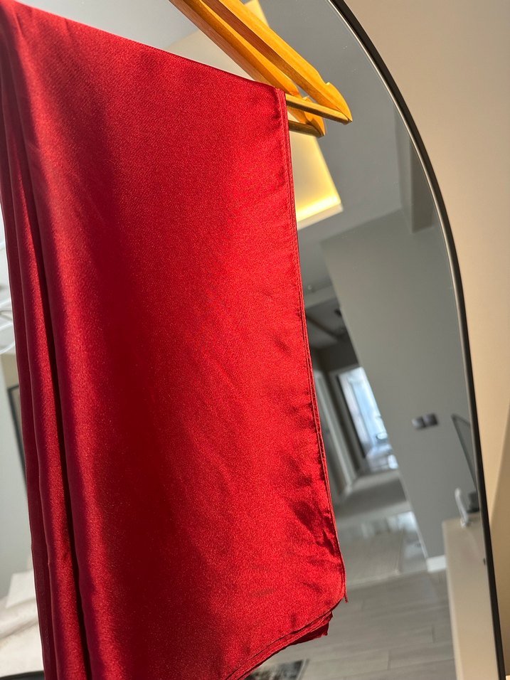 Bordo eşarp - Görsel 3