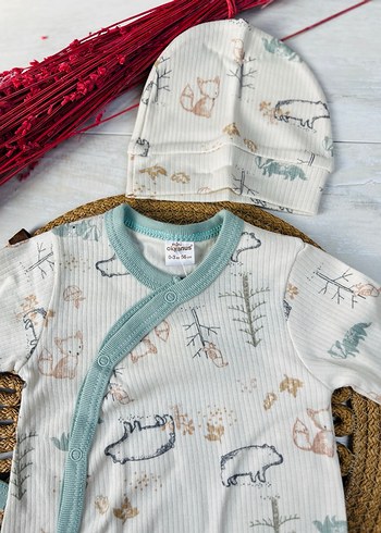 Erkek Bebek Takımı 0-3 ay hastane çıkışı - Görsel 2