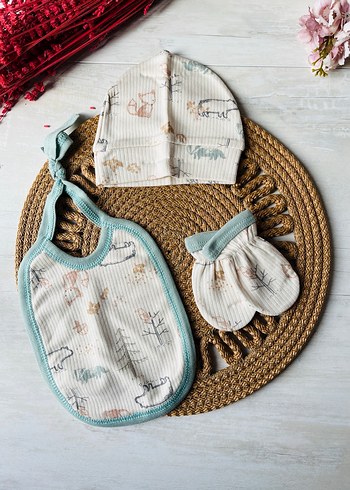 Erkek Bebek Takımı 0-3 ay hastane çıkışı - Görsel 5