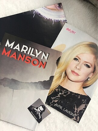Avril lavigne Marilyn Manson Dev POSTER