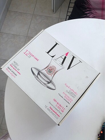 Lav Lav Cupcake 12 Parça Çay Seti