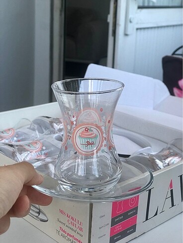  Beden Lav Cupcake 12 Parça Çay Seti