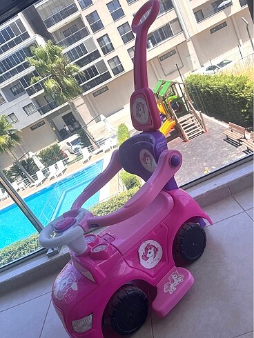 Beden pembe Renk Unicorn 4 ü 1 arada araba