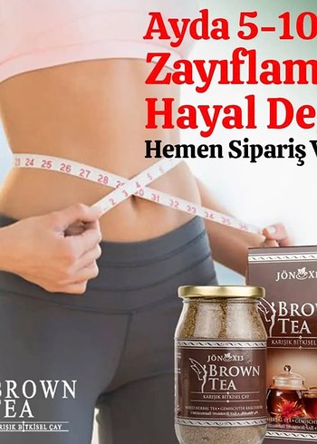 Brown Tea Karışık Bitkisel Çay