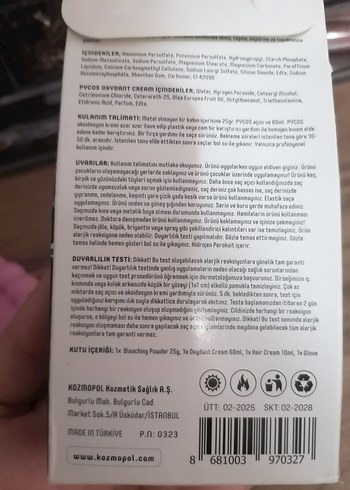 Pycos Toz Açıcı Saç boyası - Görsel 3