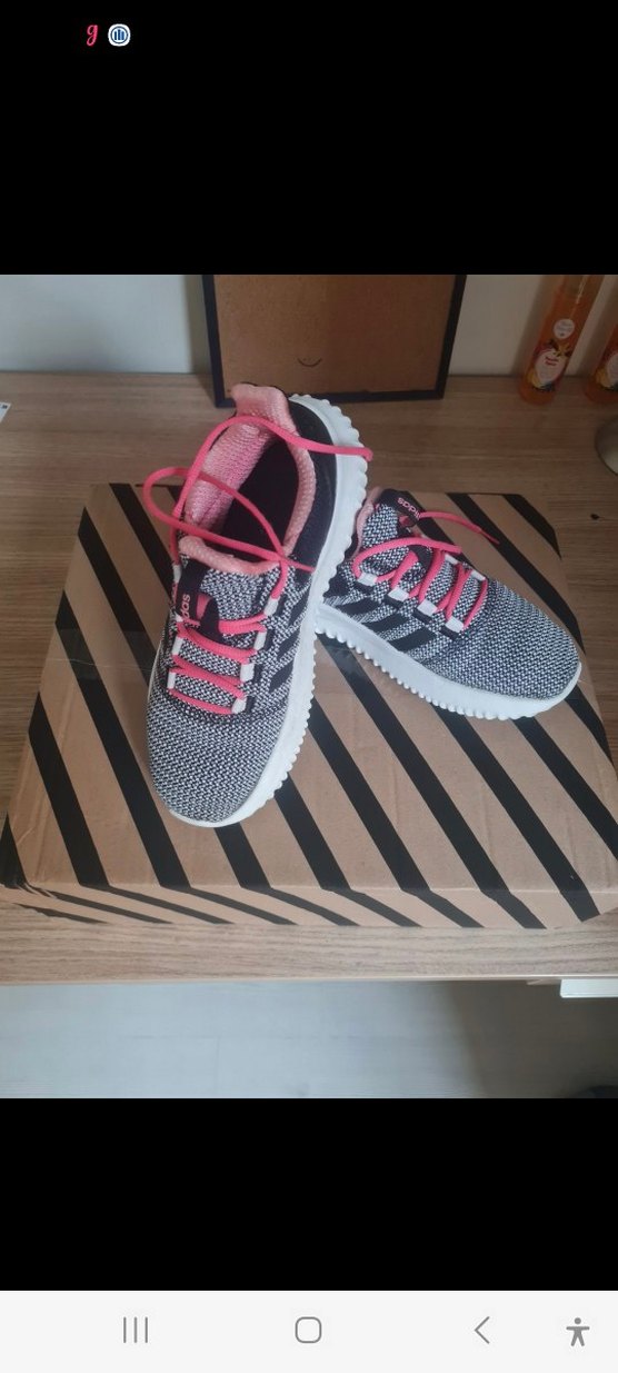 Orjinal Adidas Gri Spor Ayakkabı - Görsel 3